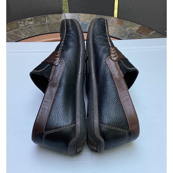 Florsheim mens brown Black sz 8.5. Driving Shoes Loafers Slip On  Casual Moc - Picture 7 of 9